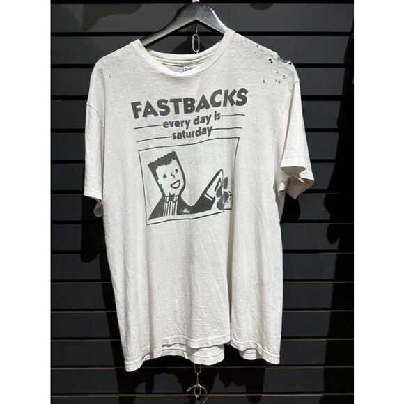 1984 Fastbacks Vintage Seattle Punk Band Concert Tee Shirt Sub Pop Records - Picture 1 of 4